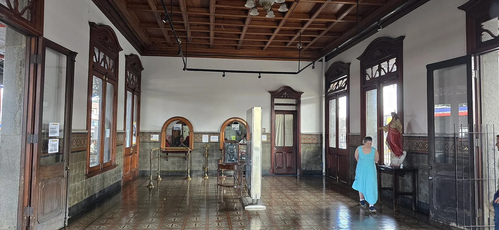 Historic Atlantic Railway Station ticket office in San Jose